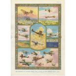 Aviation 1935-colour prints-The Progress of Aviation during the 25 years of King Georges Reign-