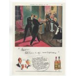 Votrix Vermouth 1950-full page colour advertisement - very fine-10" x 14" approx.