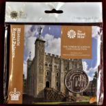 Great Britain 2020 £5 The White Tower, BUNC, Historic Royal Palaces, Royal Mint pack