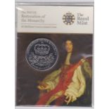 Great Britain 2010 Restoration of the Monarchy (350th), BUNC, Royal Mint pack