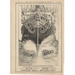 Pattison's Whisky 1898-full page black and white advertisement-Forging Ahead-Pattison's Whisky, like