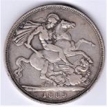 Great Britain 1889 Victoria Silver Crown, fine