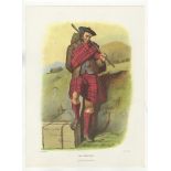 Ackerman Vintage Clan 'Macalister' print R.R Mc Ian Printer, L Dickinson, Lith -colour print 11" x