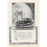 Ford Motor Co Ltd 1953- full page black and white advertisement-Ford W-8-Price £210'-There is no