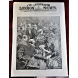 Political Waler Wilson 1891-Front page print of Walter Wilson The New Foundland Delegates At The Bar