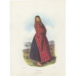 Ackerman Vintage colour print-Clan Sinclair R.R Mc Ian, printer - L.Dickinson, Lith 11" x 15"