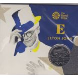 Great Britain 2020 Elton John £5 Bunc Music Legends in Royal Mint pack