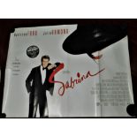 Film Poster-'Sabrina'-starring Harrison Ford & Julie Ormond, double sided poster. Measurements 100cm