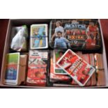 Trade Cards-including top Trumps (12) sets Subbuteo Squads x 2 plus match attack (and tin) SFC Squad