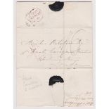Great Britain 1828-Postal History-EL dated (23.3.1828) Cheltenham-posted to London cancelled (23.3.