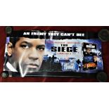 Film Poster-1998-'The Siege'-starring Denzel Washington-Bruce Willis-measurements 60cm x 28cm-