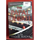 Book-(Fiction Religious)-'The Papal Rocha paperback published in 2010-signed by author-excellent