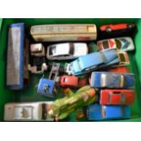 Toy Cars-An Assortment of toy cars-Dinky and Corgi-playworn unboxed