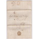 Great Britain 1825-Postal History-EL Will Legacy Document dated (9.4.1825) Somerset Place London-