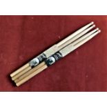 Drum-Sticks-(2) pairs of Oak SRH Drum sticks, length 406mm-diameter 14mm-never been used-excellent