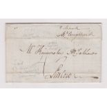 Great Britain 1789-postal history-EL dated 93.3.1789) Wolverhampton posted to Ludlow with manuscript