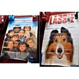 Posters Film-(2) posters including-Little Rascals-Lassie-very good condition-measurements 59cm x