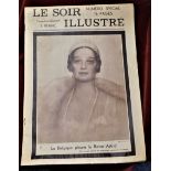 Newspaper - 'Le Soir Issustre' La Belgique Pleure La Reine Astrid-16 pages of black and white