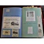 Scrap Book - Newspaper cuttings of different auctions, especially cars 1980s-1990s car restoration