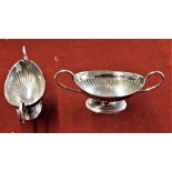 Pair Silver Plated Baskets, approx. 11cm x 4cm