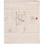 Great Britain 1824-Postal History-EL dated (12th July 1824) London posted to Docking Norfolk-