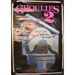 Film Poster - 'The Ghoulies' (They'll get you in The End) starring Damon Martin and J. Dowing.