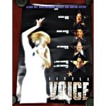 Theatre Poster-'Little Voice'-starring Jane Horrocks & Jim Broadbent. Measurements 60cm x 42cm