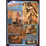 Indiana Jones ' and the Temple of Dome - Film 1984, measurements 90cm x 62cm. Very good condition,