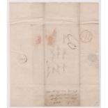 Great Britain 1820-Postal History-EL dated (9th oct 1820) Birmingham posted to London cancelled with