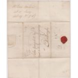 Great Britain 1749 - postal history EL dated (10th Jan 1848/9) London posted to Edinburgh - nice wax