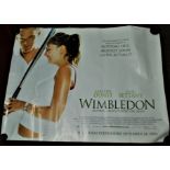 Film Poster - 'Wimbledon' starring Kirsten Dunst Paul Bettany, romantic comedy from the makers of