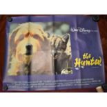 Film Poster - Walt Disney 'The Hunted', 1987. Measurements 100cm x 76cm folds other wise very good