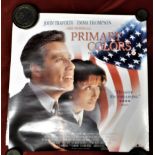Film Poster - (5 identical posters)-'Primary Colours'-starring John Travolta and Emma Thompson-