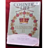 Book-Magazine-County Life-Elizabeth 11-including black and white and coloured photo's of the