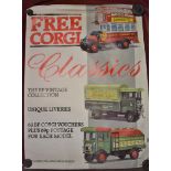 Advertising Posters (2) - Free Corgi Classics, The BP Vintage Collection, coloured poster showing