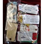World Wide Postal Bag Tags (200+), tags in very good condition