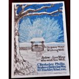 Advertising - 'So Many Ways of Wishing Well' pictured card of wishing well with the word Love,