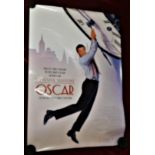 Film Poster - 'Oscar' starring Sylvester Stallone, measurements 100cm x 76cm.