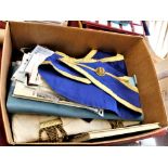 Masonic collection in a box including a large selection of booklets such as Things a Freemason