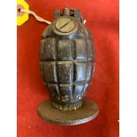 British WWII No.36 Mills Bomb made by Callenders Abbots Foundry Co. Ltd., Glasgow. Non-matching