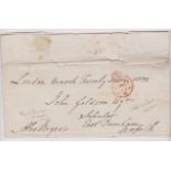 Great Britain 1832-Postal History-Wrapper and letter dated 27th March 1832-25 Downing Street