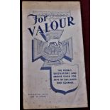 Booklet (War Medals)-'For Vslour' (D.C.Thomson)-booklet featuring The Medals Decoratins and orders