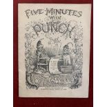 Booklet-(Punch)-'Five Minutes with Punch'-cartoons in black and white No.4651 August 27th 1930-
