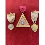 Royal Masonic Institution for Girls Staffordshire L.V.P.S. School Festival 1880 with Latin script "