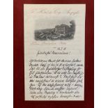 letter (Foreign)-Headed Note Paper-'Go Hotel du Cap Ampeglio'-letter written in Italian 14/2/1910-