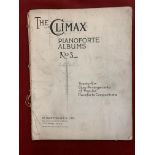 Booklet Music-The Climax Pianoforte-Album No.3-26 Easy Arrangements-poor condition