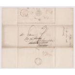 Great Britain 1823 - Postal History EL dated 13th March 1825 Birmingham posted to London and