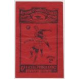 Arsenal v Chelsea FAC 1929/30 Programme Arsenal v Chelsea FA Cup 3rd Round Replay 11th January 1930.