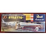 Model Military Aircarft kit by Revell-Monogram, a 1:65 scale Douglas X-3 Stiletto (1952). Good