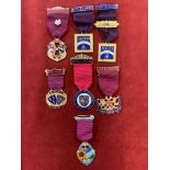 Royal Masonic Benevolent Institution Jewels (7) including dates 1969, 1976, 1979, 1982, Province